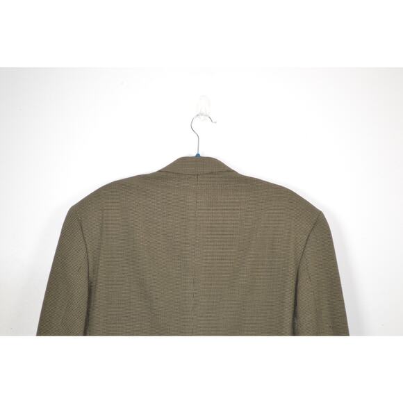 Bachrach Pure Virgin Wool Mens 42 LT 1 Pocket Lined Pattern Sport Blazer - Picture 6 of 10
